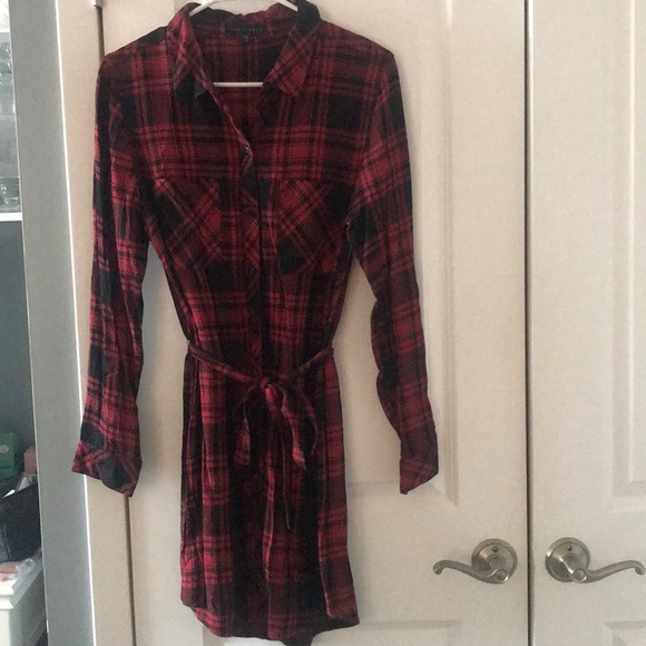 Sanctuary Dresses & Skirts - Sanctuary Plaid Flannel Shirtdress